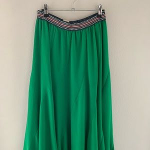 Anthropologie Maxi Skirt